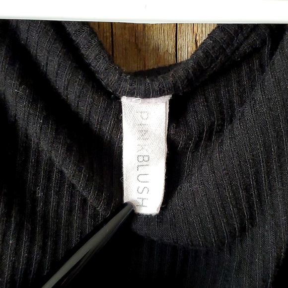 Pinkblush Maternity Ribbed Fitted Dress - Picture 3 of 12